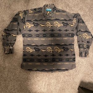 Sandy River Vintage horse button down
